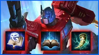 Optimus Prime Geb Full Mage Build (Smite Season 8 Duel)