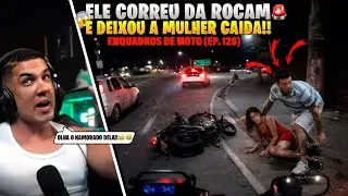ELE CORREU DA ROCAM E DEIXOU A MULHER!! ENQUADROS DE MOTO (EP. 128) HUDSON AMORIM REAGINDO!