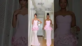 SHEIN online vs reality #sheinpartner #sheinhaul #fashionhaul #sheingals #khlarastyledit