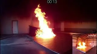 Safespill FMEA: Fire Test with Sand Inside the Floor System