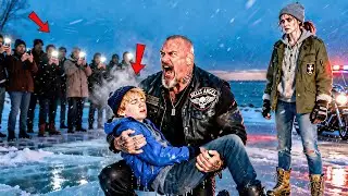 Homeless Girl Saved Biker's Son While 40 People Filmed - What 97 Hells Angels Did Next...