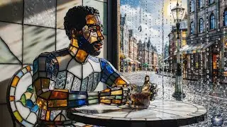 Visual Poems | Ethereal Stained Glass | Ashes Into Gold | AI Cinematic Art