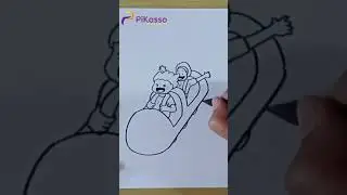 How to Draw a Roller Coaster Easy in Less Than One Minutes