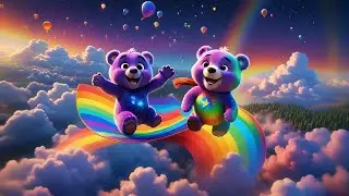 Two Star Bears Climb the Sky | Bear Song for Kids | Nursery Rhymes and Nighttime Songs