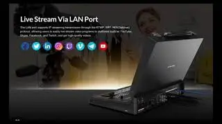 AVMATRIX SHARK S8X PLUS-N: 8-Channel SDI/HDMI/NDI Video Switcher for Professionals 