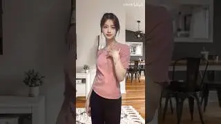 Adorable Ai girl dancing in front of camera