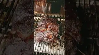 Chicken and Boston Butt on the Backyard Beast 1200 RecTeq #viral #shorts #smokedpork