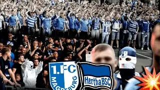 Hool-Jubil&auml;um, Pyro-Wahnsinn & Capo-Ansage! (Magdeburg - Hertha 6:4)