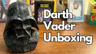 Unboxing and Reviewing a Darth Vader Mini Bust by Disney