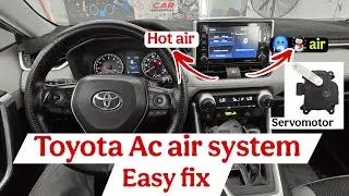 Quick Toyota Climate Control Fix Without a Servomotor.