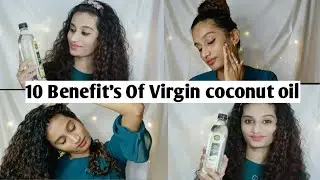 DISANO COLD PRESSED VIRGIN COCONUT OIL REVIEW| 10 BENEFITS OF COCONUT OIL|Disano oil for skin N hair