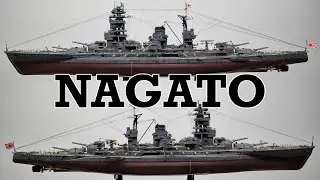 Масштаб модели Нагато 1:350 с супердетализированным комплектом для модернизации