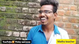 Maths teacher paavam | Episode-2 | funny speech | Vicky | Vicky universe