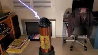 Big Tesla Coil de 4000w &agrave; double tubes GU81M