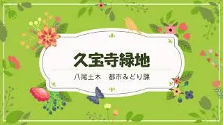 久宝寺緑地をドローンで撮ってみた！！