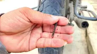 Buti nlng nka TUBELESS at TIRE SEALANT ,Pang 4 na butas ng Rear DURA TIRE DUALSPORT120/90-17 YTX125