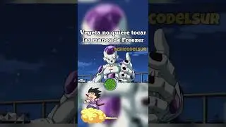 Vegeta NO quiere TOCAR a Freezer | Dragon Ball Super #shorts #anime