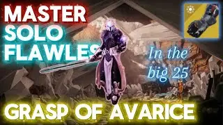 Master Solo Flawless Grasp of Avarice I Destiny 2 Renegades