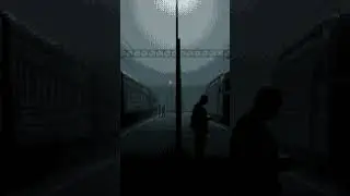 Waiting for departure 6 with awesome music #pixelart