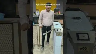 Demo of Essl Tripod Turnstile | Essl X990 | Gym Access Control | #turnstiles #accesssystem