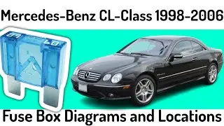 (1998-2006) Mercedes-Benz CL C215 Fuse Box Diagrams and Fuse Panel Locations✅
