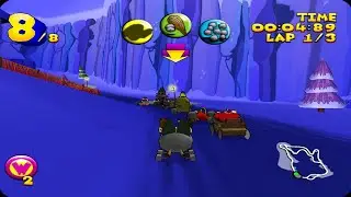 Wacky Races Gameplay Track Challenge (Dreamcast)
