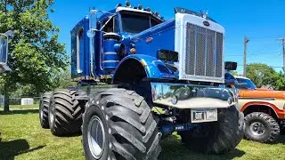 KING OF THE ROAD IS ALIVE Behemoth 6x6 Peterbilt Monster Truck