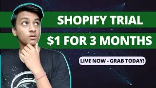 Shopify Free Trial 2025 | Shopify $1 For 3 Months 2025 | Shopify Dollar 1 for 3 Months (LIVE NOW)