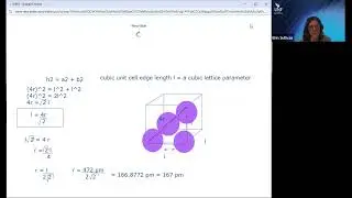 Finding an Atomic Radius from an FCC or BCC Lattice Constant