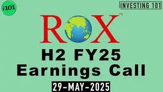 Rox Hi Tech Limited H2 FY25 Earnings Call | Rox Hi Tech Limited H2 FY25 Concall