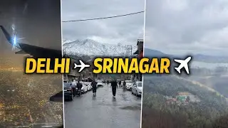 Delhi to Srinagar ✈️ Second Flight Kashmir View
