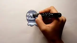 HOW TO DRAW SEAL | SEAL DRAWING @HiraArts2M