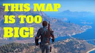 HOW BIG IS THE MAP in Just Cause 3? Walk Across the Map