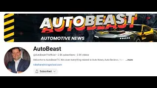 Rideshare Professor launches the Youtube AUTOBEAST channel. News & Reviews. Please sub, link below