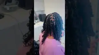 Loc retwist styled into a boho bob #locs #naturalhair #dreads #boholocs  🔥🔥