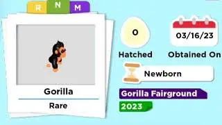 Gorilla Neon & Mega Neon in Adopt Me