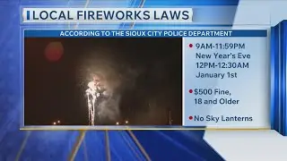 Local Fireworks Laws Reminder