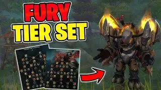 FIRST LOOK! Fury Warrior Tier Set Bonus, Builds, Rotation WoW Dragonflight