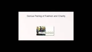 Genius Pairing of Fashion and Charity