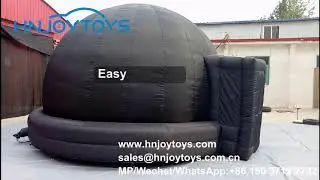 Mobile Inflatable Planetarium Dome Tent School Video Screen