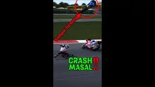 motoGP crash, peco masuk sembarangan mengakibatkan crash masal