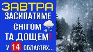 ❄️ЗАСИПАТИМЕ СНІГОМ ТА ДОЩЕМ?! - Прогноз погоди на 23 Січня