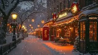 Winter Busker Jazz 🎶 Street Jazz Music with Warm Soul and Cold City Feel