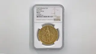 1640 ドイツ バイエルン マクシミリアン1世 ５ダカット 金貨 NGC MS 61 準未使用品 8218985-004