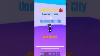 Finding the Diamond Chest Location in the Underwater City of Blox Fruits 1st Sea 💎🧰 #roblox #shorts