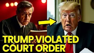 Trump FREAKS OUT after CAUGHT Violating Court Order