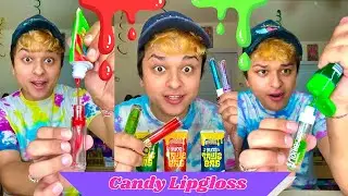 Making Edible Candy Lipgloss! (SUPER SOUR!) | COMPILATION 💄