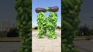 Vegetables match each other.  c4d works fXraK0special effects,special #youtubeshorts #tingory