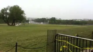 Washington Monument in the Rain