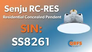 Senju RC-RES Residential Concealed Pendent Head Intro | SS8261 | Fire Sprinklers | QRFS